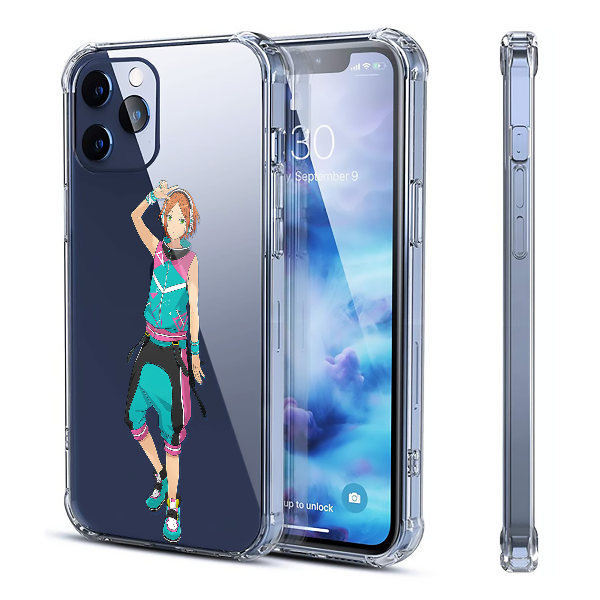 （画像用） あんさんぶるスターズ! Ensemble Stars 【iPhone 12シリーズ対応】透明スマホケース（クリアソフトケース）